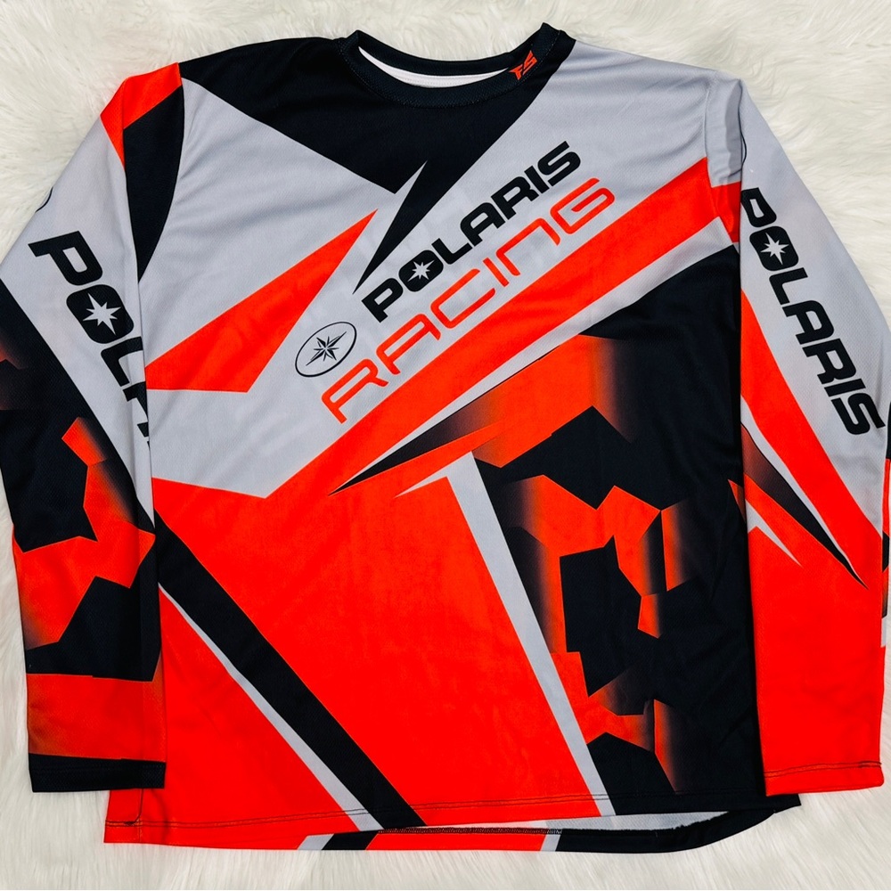 POLARIS Racing MX Long Sleeve Jersey – Gorpcore ATV / Bike Motocross Motorsport